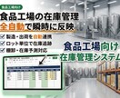 食品工場向け在庫管理システムを販売します ロット管理・出荷履歴・棚卸・在庫予測を1ファイルで完結します イメージ1