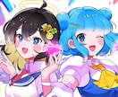 美麗な塗りとかわいいキャラのイラスト作成します 企業実績多数！高クオリティの女の子イラスト イメージ1