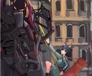 背景とキャラを描きます 写真やイメージからイラストを描きます イメージ6