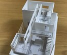 住宅の模型を作成いたします 1/50.1/100サイズのホワイト模型作成 イメージ4