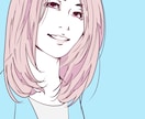 お写真からクールな似顔絵描きます シンプルでカッコよく漫画ちっくな似顔絵を仕上げます イメージ2