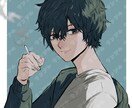 アイコンや動画、プレゼントにピッタリな絵描きます 落ち着いた色味のイラストです！ イメージ4
