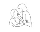 シンプルなモノクロの線描画を描きます レトロでシンプルなモノクロ線画 イメージ5