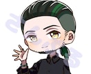 デフォルメキャラクターアイコンを描きます 胸から上のバストアップのデフォルメイラストになります。 イメージ1