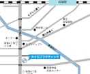 シンプルで親しみやすい地図作ります お店の雰囲気に合わせて、シンプルにも、手描き風にも対応！ イメージ1