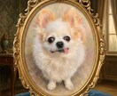 お写真から心をつなぐペット似顔絵を作成します あなたと”うちの子”をつなぐ心のアート/名前・記念日入り対応 イメージ2