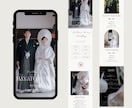 簡単に自作！Webプロフィールブックをご提供します 「belle」スマホやPCから簡単に作成いただけます♡ イメージ2