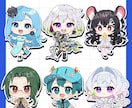 ミニキャラ(SD,デフォルメ)イラスト制作します グッズ/スタンプ/バッジ/SNSアイコン/サムネなどに！ イメージ7