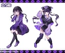 目を引くソシャゲ風イラスト・立ち絵描きます VTuber様の立ち絵・グッズ・投稿用にも人気！珍しい作風♪ イメージ7