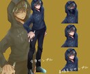 立ち絵等にお使いいただけるイラストお描きします キャラクターデザインからご一緒にさせていただきます！ イメージ2