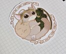 大切なペットなどのステッカーをお作りします ペットをイラスト化してステッカーにしてみませんか？ イメージ3