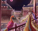 あなただけの世界！「背景付き一枚絵」制作します 世界観を大切に！SNSや配信にも！ イメージ4