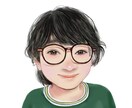 今にもしゃべり出しそう！リアルな似顔絵を作成します 暖かみのある優しいタッチのアイコンをお探しの方へ イメージ3