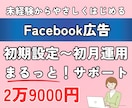 facebook広告初期設定〜運用サポートします 未経験からSNS広告を始められます！垢バン対策も万全 イメージ1