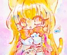 アナログで可愛いイラストかきます アナログで2頭身～3頭身のふわふわなキャラを描きます。 イメージ3
