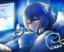 チルい部屋のイラスト描きます SNS、アイコン、配信用イラストの作成を承ります！ イメージ2