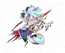 ラフタッチで全身立ち絵を制作します 実績数10件までSDキャラ同梱！表情差分3種付き イメージ2