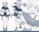 キャラデザ(ラフ)描きます 世界観まで伝わるキャラデザインラフ！ イメージ3