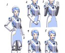 キャッチ―なイラストを制作いたします アイコン、立ち絵、1枚絵、キャラ・衣装デザインなど承ります！ イメージ7