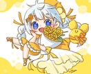 VライバーさんのFA描きます ちびキャラの可愛いFA描きます! イメージ4