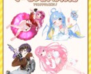 イラスト全般描きます SDキャラ、一枚絵、Vtuber用モデル等々 イメージ6
