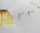 イラストをデータまたは実物で提供します キャラクター、自然などを描いてきました。主に水彩で描きます。 イメージ2
