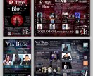 データのみ/音楽イベントのフライヤーを制作します 【受注実績を得るまでの特別価格】貴方の世界観を尊重します！ イメージ4