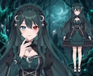 後発Vtuber制作と配信活動に必要な素材作ります 配信画面/背景/ネームロゴ/離席中/待機中/OP/EDセット イメージ7