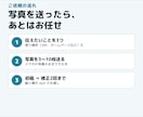 写真から声と音楽入りの15秒紹介動画を作ります 撮影なし。写真を送るだけで、縦と横の2種類をお渡しします イメージ3