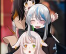 ご希望の塗りで一枚絵を制作いたします 様々な塗りや構図でお客様のお望みのイラストを表現いたします！ イメージ4