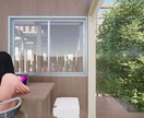 3Dパース作成をします 図面とスケッチがいただければ建物のパースを作成します。 イメージ2