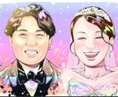 極彩色でビビッドな「生きている似顔絵」を描きます パッと目を引く！ビビッドでポップな唯一無二の似顔絵です。 イメージ7