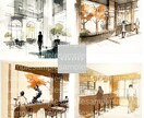 モダンな手描きの建築パースを作成します 手描きのパースをデジタル化！複数枚の場合は割引きあります。 イメージ6