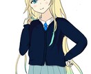 プロフィール画像などのイラスト描きます 自分では描けない、時間がない方へ イメージ2