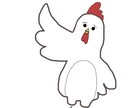 おふざけイラスト書いてます 下手なりに頑張って描いた動物のイラストです。 イメージ1