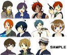 キャラクターアイコン描きます キャラクターの個性を前に押し出すアイコンを作ります！！ イメージ1