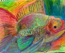 海外アートみたいなペット肖像画を描きます お写真を元に、世界に一枚だけの特別な肖像画を制作します。 イメージ9