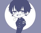 アナタのキャラクターをイラスト化します 動画のサムネイルやアイコン等使えるイラストを提供します イメージ2