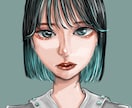 綺麗な女の子のイラスト描きます メイクこだわります【韓国風、地雷、大人っぽ】 イメージ2