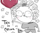 かわいく、少し不気味なイラスト描きます 不気味かわいいイラスト！シンプルでもインパクト大！ イメージ2