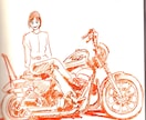 ペン画でのイラスト作成をいたします 車バイクや人物、ペットなどどんなものでもイラストにいたします イメージ6