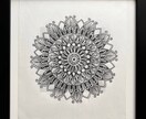 曼荼羅風、絵画を色鉛筆を使い、手描きします 主に鑑賞用を目的として手描きで制作しています！ イメージ6