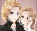 イラストオーダー ご希望のイラストをお描きします 夢絵 立ち絵 cp などお気軽にどうぞ´`* イメージ3