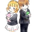 絵本みたいな手書き風イラスト描きます デフォルメ化した動物や人物等のイラストを描きます イメージ7