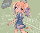 立ち絵/サムネ/SD等…かわいい女の子描きます ゲームの立ち絵やアイテムイラストの作成も受け付けております！ イメージ1