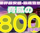 あなたのポスト1カ月800RT迄拡散します あなたのポスト1カ月(30日間)800RT迄拡散致します。 イメージ1