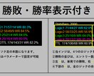 BOで勝ち続け生き残るための判断ができます 勝率と生存率を同時に可視化し破産リスクを判断するインジ。 イメージ2