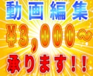 動画編集承ります 「また見たい！」と思う動画を作ります！ イメージ1