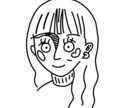 アイコンに使える個性的なタッチな似顔絵を描きます 唯一無二でオシャレなモノクロ似顔絵アイコン イメージ3