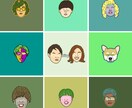 特徴掴んだ、ポップな雰囲気の似顔絵を制作します リアルで、ポップなあなただけの作品に。 イメージ5